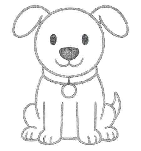 How to Draw Puppy for Tweens 06