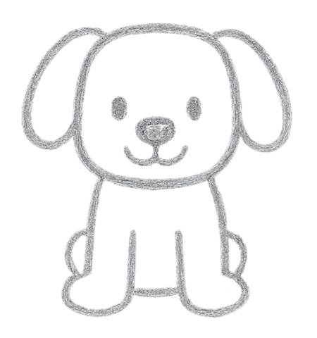 How to Draw Puppy for Kids Puppy Step 05