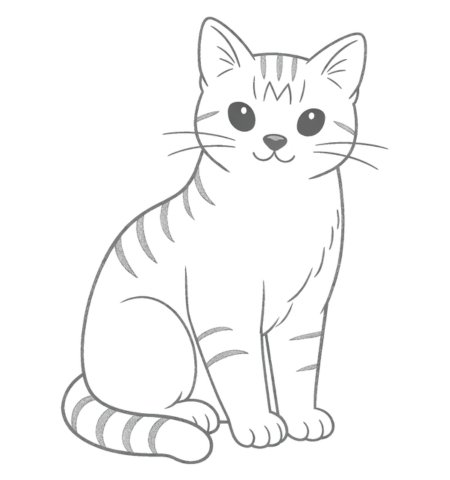 How to Draw Cat for Teens Step 06