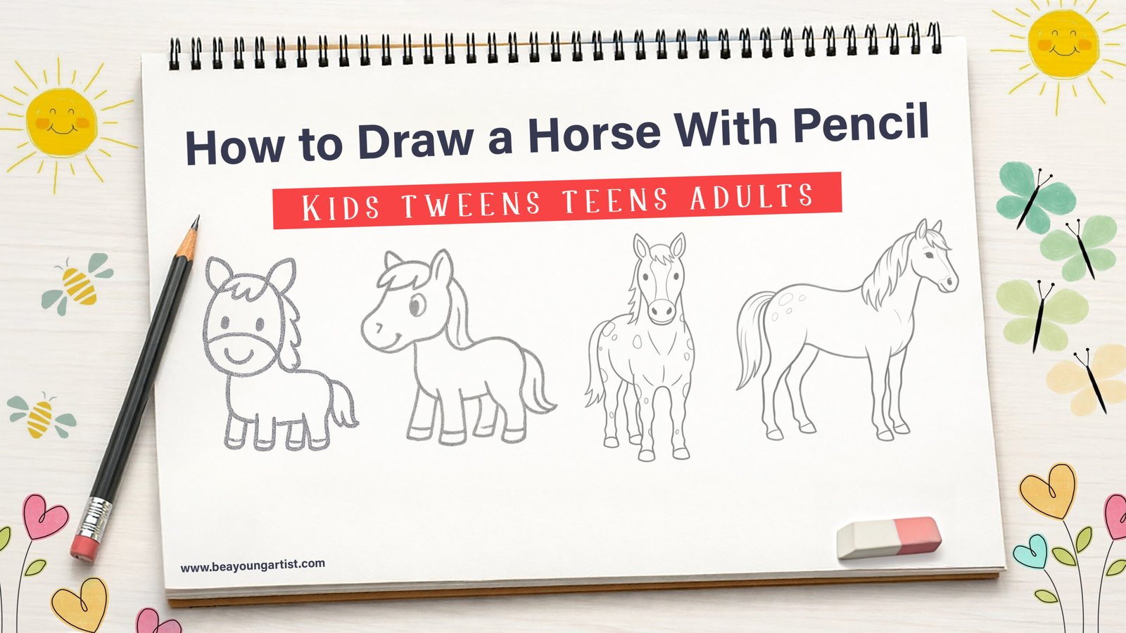 How to Draw Horse Feature Image