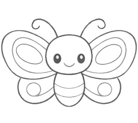 How to Draw a Butterfly for Teens Step 06