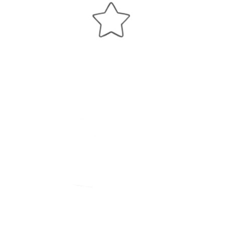 How to Draw a Christmas Tree for Teens Step 01
