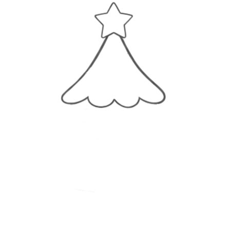 How to Draw a Christmas Tree for Teens Step 02