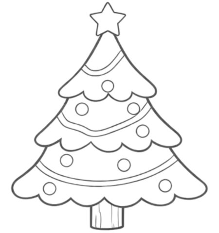 How to Draw a Christmas Tree for Teens Step 06