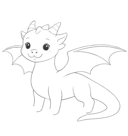 How to Draw a Dragon for Adult Step 04