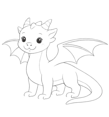 How to Draw a Dragon for Adult Step 05