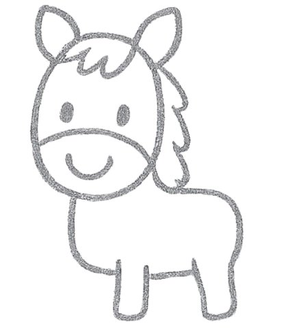How to Draw a Horse for Kids Step 05