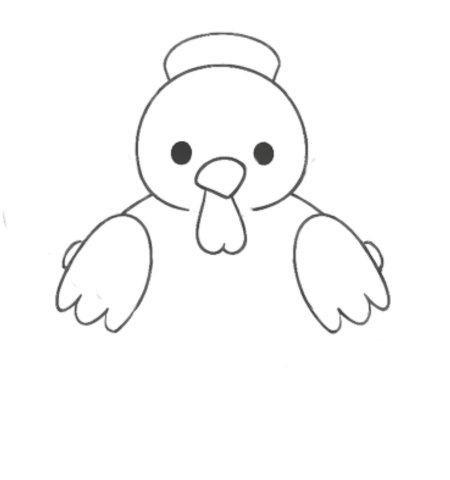 How to Draw a Turkey for Teens Step 03