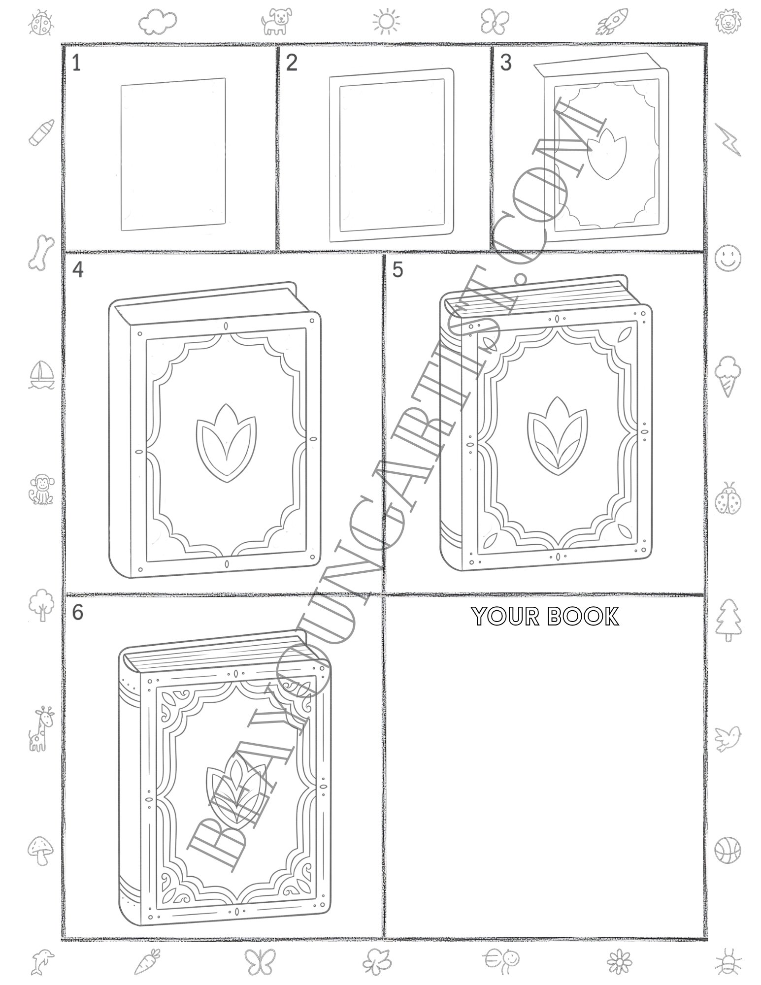 Adults Book Printable Full Page for Download and Practice