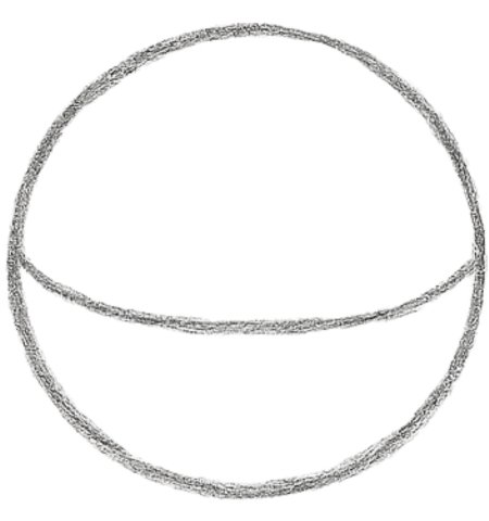 How to Draw a Basketball for Kids Step 02