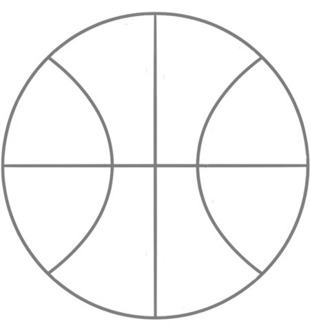 How to Draw a Basketball for Teens Step 03