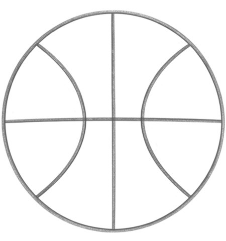 How to Draw a Basketball for Tweens Step 05