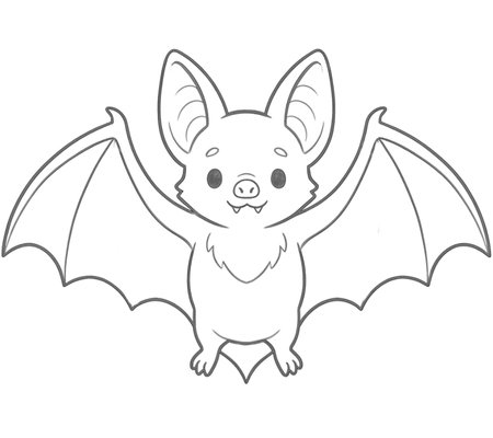 How to Draw a Bat for Teens Step 05