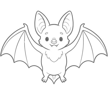 How to Draw a Bat for Teens Step 06