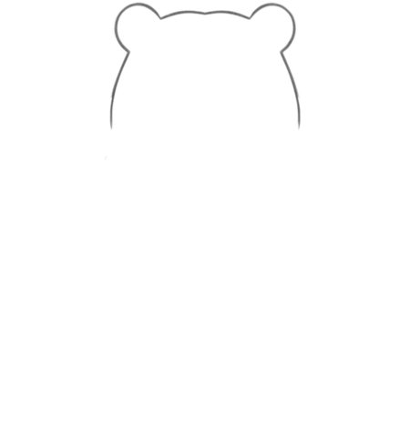 How to Draw a Bear for Teens Step 01