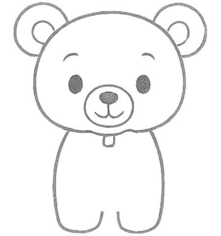 How to Draw a Bear for Tweens Step 04