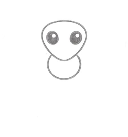 How to Draw a Bee for Tweens Step 02