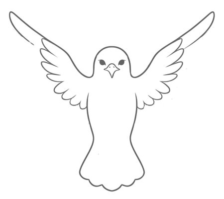 How to Draw a Bird for Adults Step 03