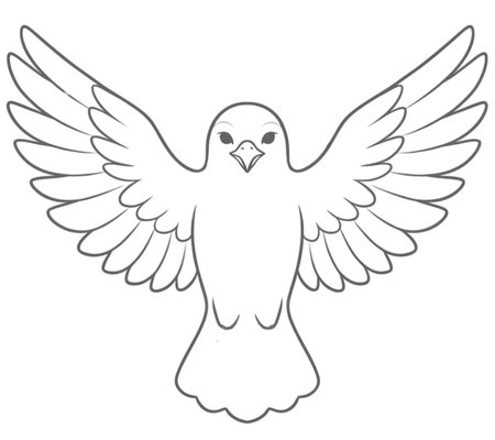 How to Draw a Bird for Adults Step 04