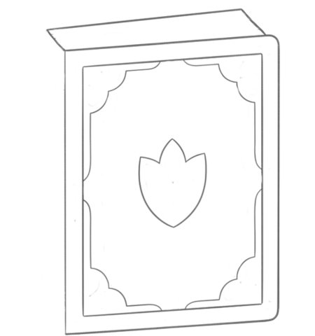 How to Draw a Book for Adults Step 03