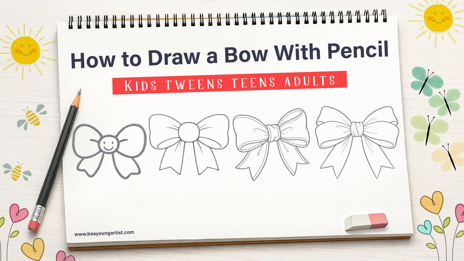 How to Draw a Bow With Pencil Feature Image