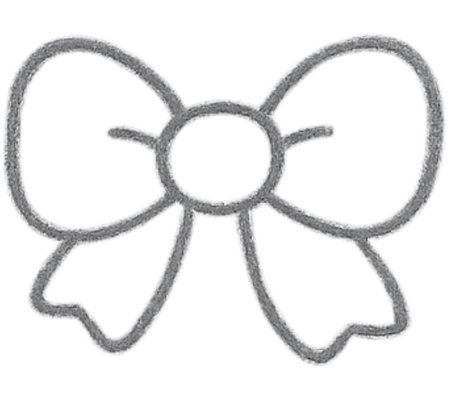 How to Draw a Bow for Kids Step 04