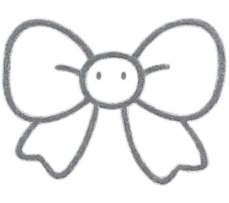 How to Draw a Bow for Kids Step 05