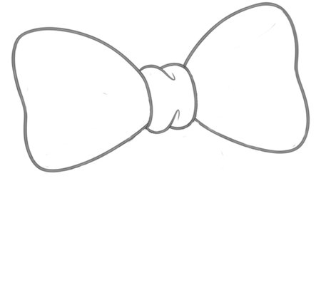 How to Draw a Bow for Teens Step 02