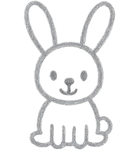 How to Draw a Bunny for Kids Step 06