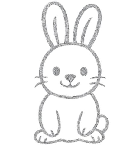 How to Draw a Bunny for Tweens Step 06