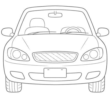 How to Draw a Car for Teens Step 05