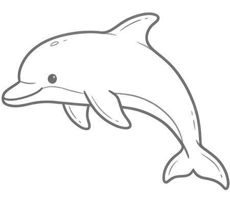 How to Draw a Dolphin for Teens Step 06