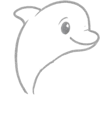 How to Draw a Dolphin for Tweens Step 04