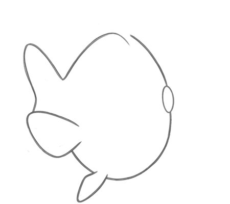 How to Draw a Fish for Adults Step 02