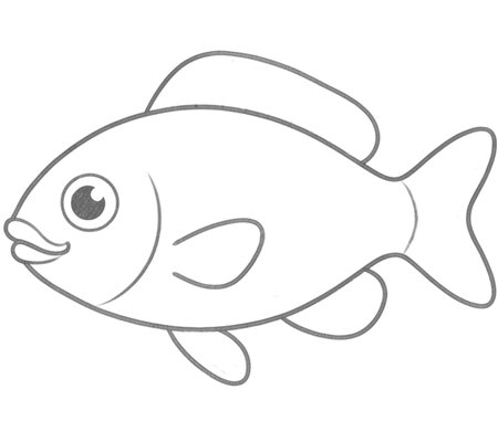 How to Draw a Fish for Tweens Step 04