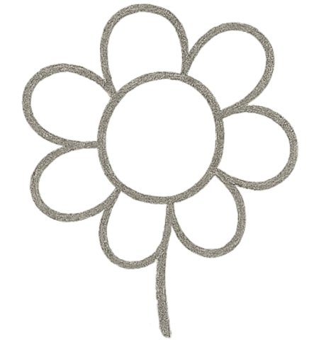 How to Draw a Flower for Kids Step 04
