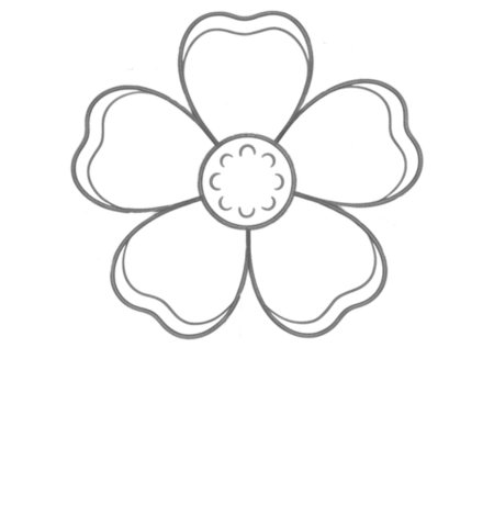 How to Draw a Flower for Teens Step 03