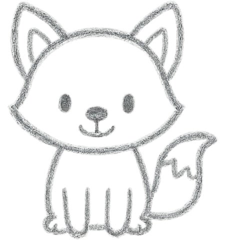 How to Draw a Fox for Kids Step 06