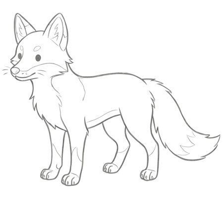 How to Draw a Fox for Teens Step 06