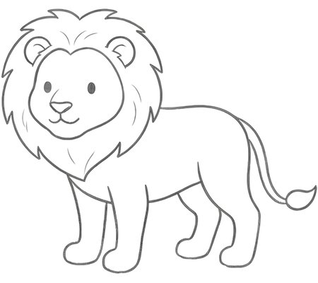 How to Draw a Lion for Teens Step 05