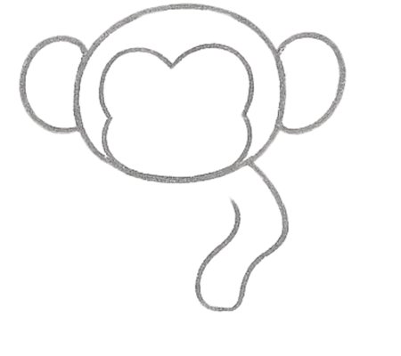 How to Draw a Monkey for Tweens Step 02