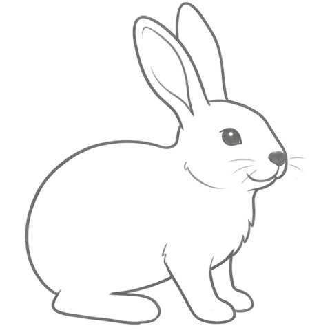 How to Draw a Rabbit for Adults Step 05