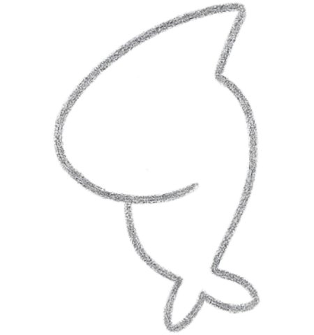 How to Draw a Shark for Kids Step 03