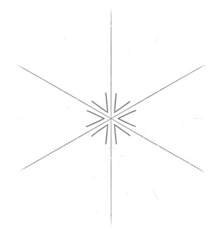 How to Draw a Snowflake for Adults Step 01