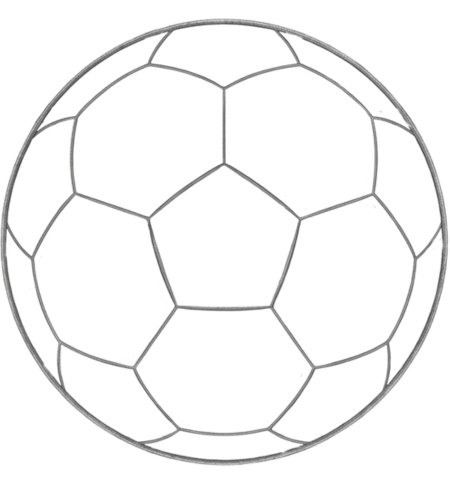 How to Draw a Soccer Ball for Adults Step 05