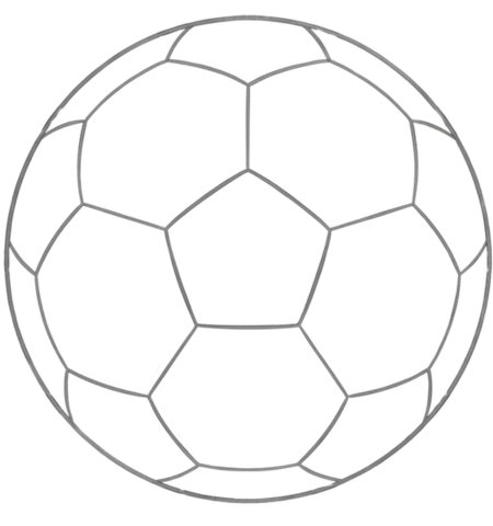 How to Draw a Soccer Ball for Teens Step 05