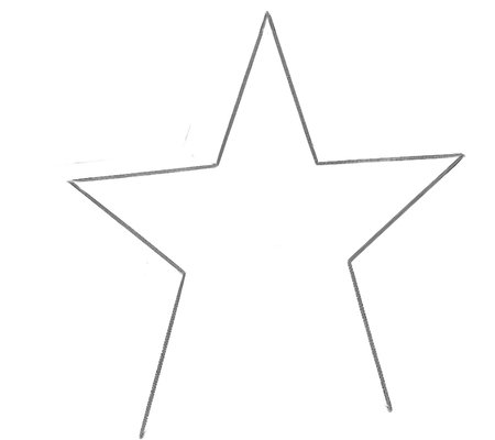 How to Draw a Star for Adults Step 02