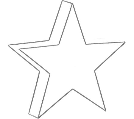 How to Draw a Star for Adults Step 04