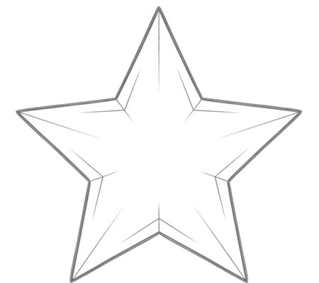 How to Draw a Star for Teens Step 06