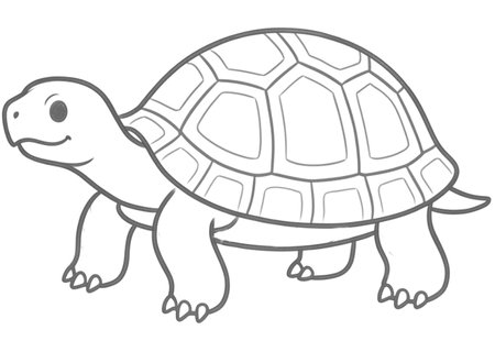 How to Draw a Turtle for Adults Step 05